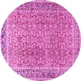 thumbnail image 1 of Ahgly Company Indoor Round Persian Pink Traditional Area Rugs, 6' Round, 1 of 4