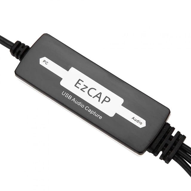 Filfeel USB Audio Capture Video Capture Recorder Card Converts Turntables Cassettes To MP3/WAV Supports XP/Vista/7/8/8.1/