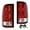 Red, variant on CROSSDESIGN Red Tail Lights Fit for 2007-2013 GMC Sierra 1500 2500 3500HD