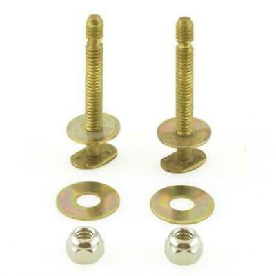 

10PC 1/4 x 2-1/4 Long Snap-It Solid Brass Closet Bolts Kit