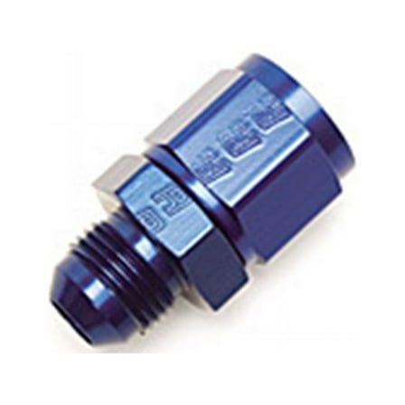 Russell Performance -10 AN Female to -8 AN to Male B-Nut Reducer (Blue)