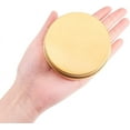 thumbnail image 3 of 10 Pack 5 OZ Tin Cans Screw Top Round Aluminum Cans Screw Lid Containers - Great for Store Spices Candies Tea or Gift Giving (Gold) DIY, 3 of 9