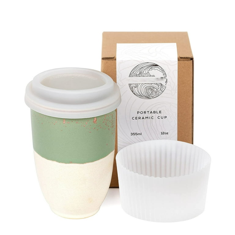 Large Ceramic Coffee Mug Lid, Ceramic Mug Lid Microwavable