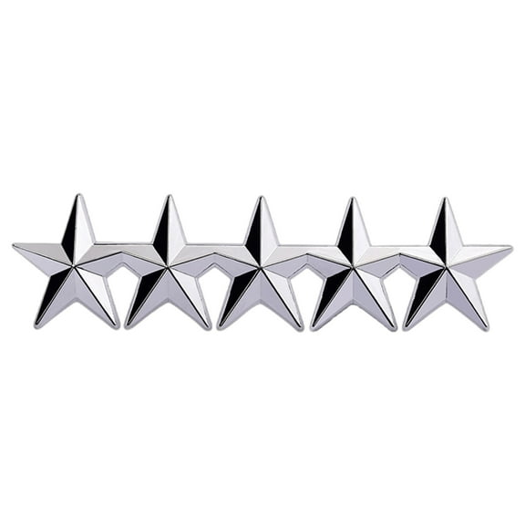 UNTERING Metal Five-pointed Star Badge Lapel Pins Brooch Collar Shoulder Pins for Women Men Jewelry Costume Decorations