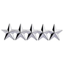 UNTERING Metal Five-pointed Star Badge Lapel Pins Brooch Collar Shoulder Pins for Women Men Jewelry Costume Decorations