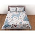 thumbnail image 3 of Navidad Juego de funda nórdica y almohadas de Navidad Reno Dormitorio Ropa de Cama Consolador, 3 of 4