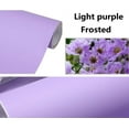 thumbnail image 4 of Solid Color Frosted Waterproof Wallpaper Shelf Drawer Liner Self-Adhesive Cabinet Sticker,15.7"x 23.6"(Purple), 4 of 9