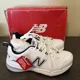 thumbnail image 2 of Size 8 - New Balance 608v5 White Navy, 2 of 6