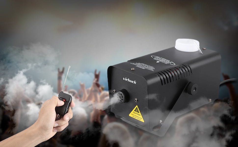 VIRHUCK 400Watt Portable Fog Machine Halloween and Party Fog Machine