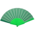 thumbnail image 7 of Retro Chinese Portable Plastic Elegant Folding Fan Cloth Hand Fan Silk Fan Handheld Fabric Hand Fan WHITE, 7 of 7