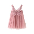 thumbnail image 4 of Baby Girls Summer Clothes Toddler Baby Cute Sleeveless Mesh Butterfly Wing Suspenders Dresses Children Beach Dress, 4 of 6