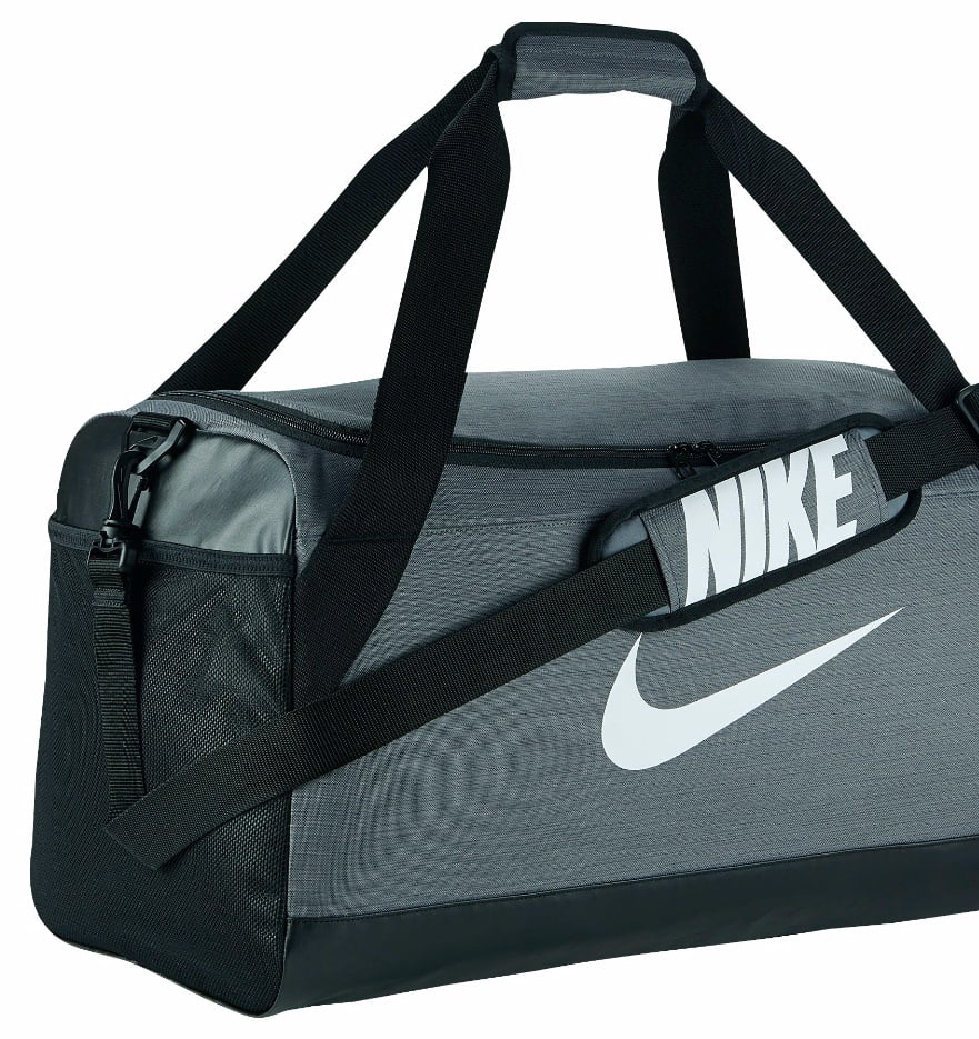 Nike Brasilia Training Duffel Bag, BA5334-064 (Flint Grey/Black/White, Medium) Walmart.com