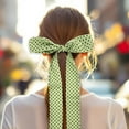 thumbnail image 2 of Unique Bargains 1 Pc Scarf Headband Stylish Print Neck Scarf for Women Green, 2 of 5