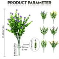 thumbnail image 3 of Ongmies Artificial Flowers for Outdoors Uv Resistant, Lifelike Artificial Flower Bunches – Uv-Resistant Plastic Blooms for Indoor/Outdoor Home Garden, Wedding & Sidewalk Decor, 3 of 9