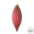 thumbnail image 3 of Vickerman 8" Wine Matte Line Finial Ornament, Pack of 4, 3 of 3