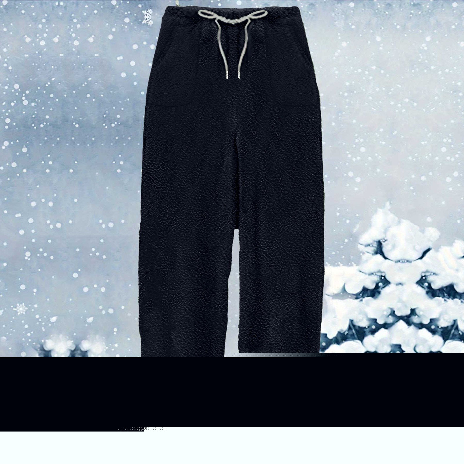 thumbnail image 3 of ZQUUVOU Women's and Men's Fuzzy Pajamas Set Winter Warm Fleece Matching Pajamas for Couples Hoodies and Pants Set Navy D, 3 of 8