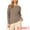 Light Brown, variant on DARING DIVA Crewneck Fall Chunky Cable Knit Pullover Sweater XS Light Brown