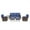 6pcs Set(Rattan Sofa + 2pcs Swivel Glider Chairs + 2pcs Ottomans + Side Table), variant on Yeahumalia Outdoor Patio Loveseat 2 Seater Wicker Sofa, Small Porch All Weather Rattan Couch with Beige Removble Cushion for Balcony Deck Backyard