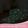 thumbnail image 3 of 2 in 1 Foldable Sofa with Luminous Fabric - Cute Portable Nook Sofa, Compact Indoor Couch, 3 of 8