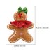 thumbnail image 5 of GOOHOCHY 2pcs fieltro colgante adorno de árbol de Navidad colgante de jengibre colgante de pan de jengibre, 5 of 7