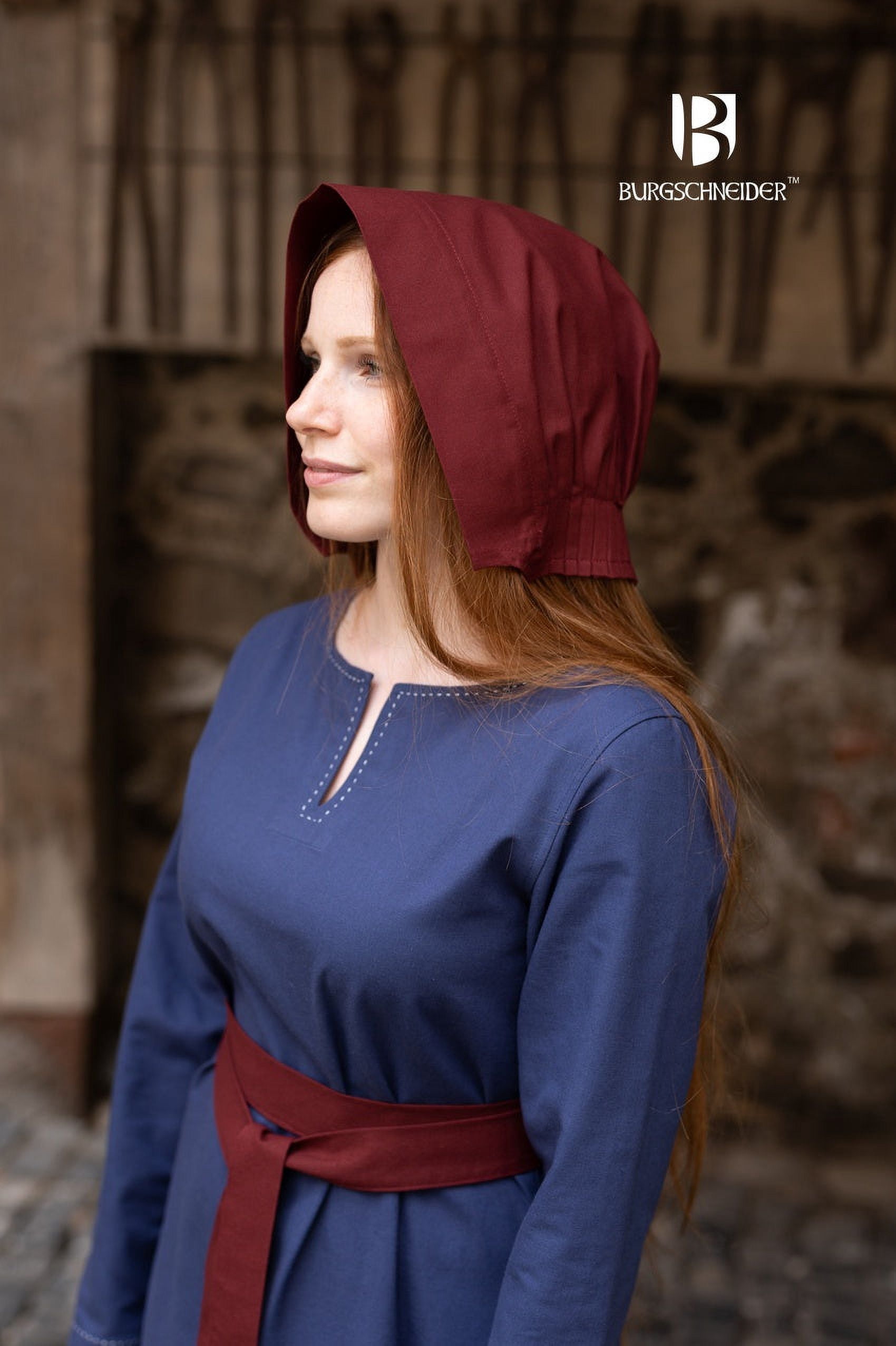 Burgschneider - Bonnet Helga Bordeaux (size: Standard )