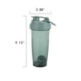 thumbnail image 2 of Athletic Works Shaker Bottle, Gray 24oz, 2 of 6