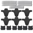 thumbnail image 2 of Bike Mud Guards, Plastic Bicycle Mudguard, Simple Installation For Cyclist Riding Cycling Accessory Mountain Bicycle Without Sign, 2 of 8