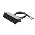 thumbnail image 4 of ZLight 5.25 inch USB Front Panel Hub PC Computer Front Panel Drive Optical for Case 4 Ports USB 2.0 163x105x53mm, 4 of 6