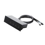 5.25 inch USB Front Panel Hub Multifunction USB Hubs USB Front Panel Adapter 4 Ports USB 2.0