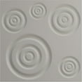 thumbnail image 5 of 19 5/8"W x 19 5/8"H Reece EnduraWall Decorative 3D Wall Panel, Bright Coat Copper (Covers 2.67 Sq. Ft.), 5 of 6