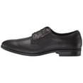 thumbnail image 5 of Gordon Rush BLACK Bailey Leather Plain-Toe Oxfords Shoes, US 12, 5 of 8