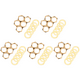 thumbnail image 1 of Juego Tuercas Arandela para Conector Junta Guitarra 3/8 Pulgadas (dorado), 1 of 4