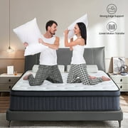 Full Mattress,12 Inch Memory Foam Mattress in a Box, Individual Pocket Spring Mattress with Motion Isolation and Pressure Relief, Medium Firm, CertiPUR-US