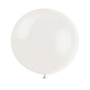 Latex Round Giant Balloons, 36 in, Linen White, 6ct