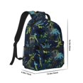 thumbnail image 2 of Yiaed Cartoon Dinosaur Print School Backpack College Backpack Daypacks for Students High School Spacious and Durable Daypack for Work and Travel-One Size, 2 of 6