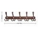 thumbnail image 5 of Coat Rack Wall Mounted Long,coat Hooks Wall Mounted,coat Hanger Red Patina, 5 of 5