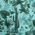 thumbnail image 1 of oneOone Polyester Spandex Aqua Blue Fabric Tropical Quilting Supplies Print Sewing Fabric By The Yard 56 Inch Wide, 1 of 4