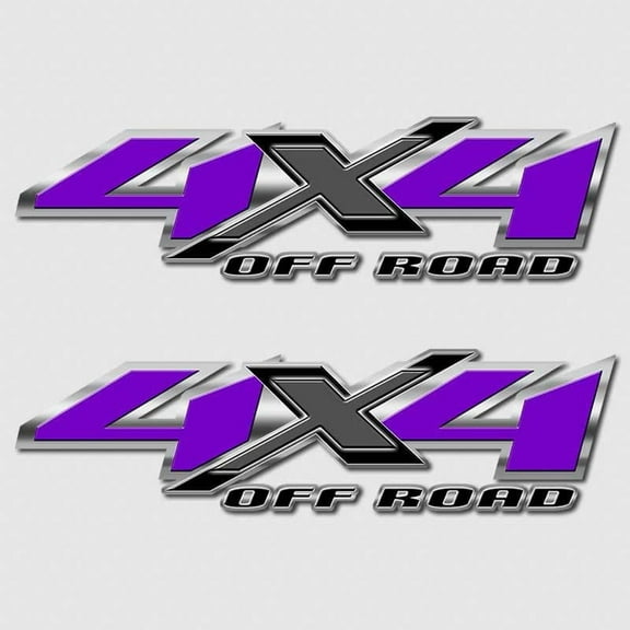 4x4 Batman Purple Chevy Truck Decals