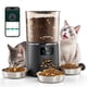 thumbnail image 1 of Comedero automático para gatos Vacqueen para 3 gatos, 6 L/6000 ml, WiFi, negro, 1 of 8