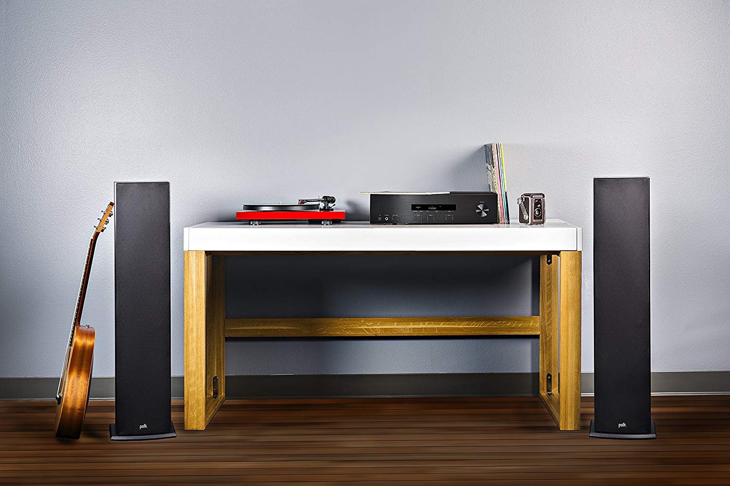 polk t50 150 watt home theater floor standing tower speaker