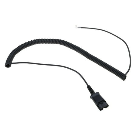 Zeiwohndc Office Phone Headsets Cable for QD Headsets to J100, 1600, 9600