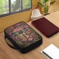 thumbnail image 3 of ZUXONGSY Dragonfly Daisy Floral Pattern Bible Cover for Women Bible Case Bible Carrying Case Large Bible Bag Sturdy Bible Protective with Handle Portable Church Bag Handbag, 3 of 6
