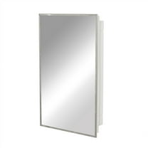 Products 105, Stainless Steel Framed Medicine Cabinet, 16 in x 26 in