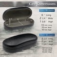 thumbnail image 4 of Funda para gafas de sol MyEye Funda rígida de piel sintética negra, 4 of 7