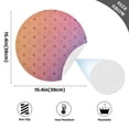 thumbnail image 4 of Ryvnso Pattern Gradient Round Plate Mats Dining Table Placemat 1 Piece for Holiday Decoration, 4 of 7