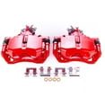 thumbnail image 2 of Power Stop Rear Pair of Red Powder Coated Calipers S5014, 2 of 4