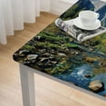 thumbnail image 4 of HAOXIT Tablecloth, Fluffy Clouds National Park USA , Dining Room Kitchen Rectangular Table Cover 54''x54'', 4 of 7