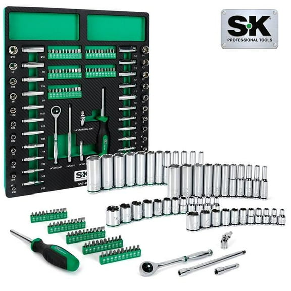 SK Tools SK01454-216P 0.25 in. Drive Master Chrome Socket Set - 101 Piece