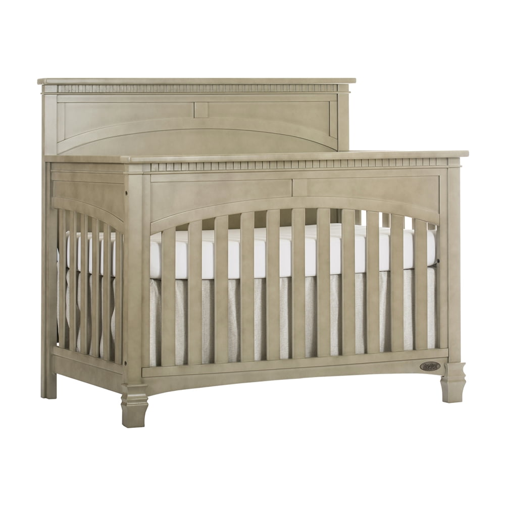 Evolur Santa Fe 5 in 1 Convertible Crib, Vintage Grey