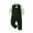 0$Dark Green960, variant on Tiijoy Toddler Boys Christmas Outfits Formal Long Sleeve Shirt Velour Vest Pants Suit, 3Pc